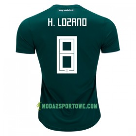 Koszulka Meksyk H.Lozano 8 Mistrzostwa Świata 2018 Domowe Stroje Piłkarskie